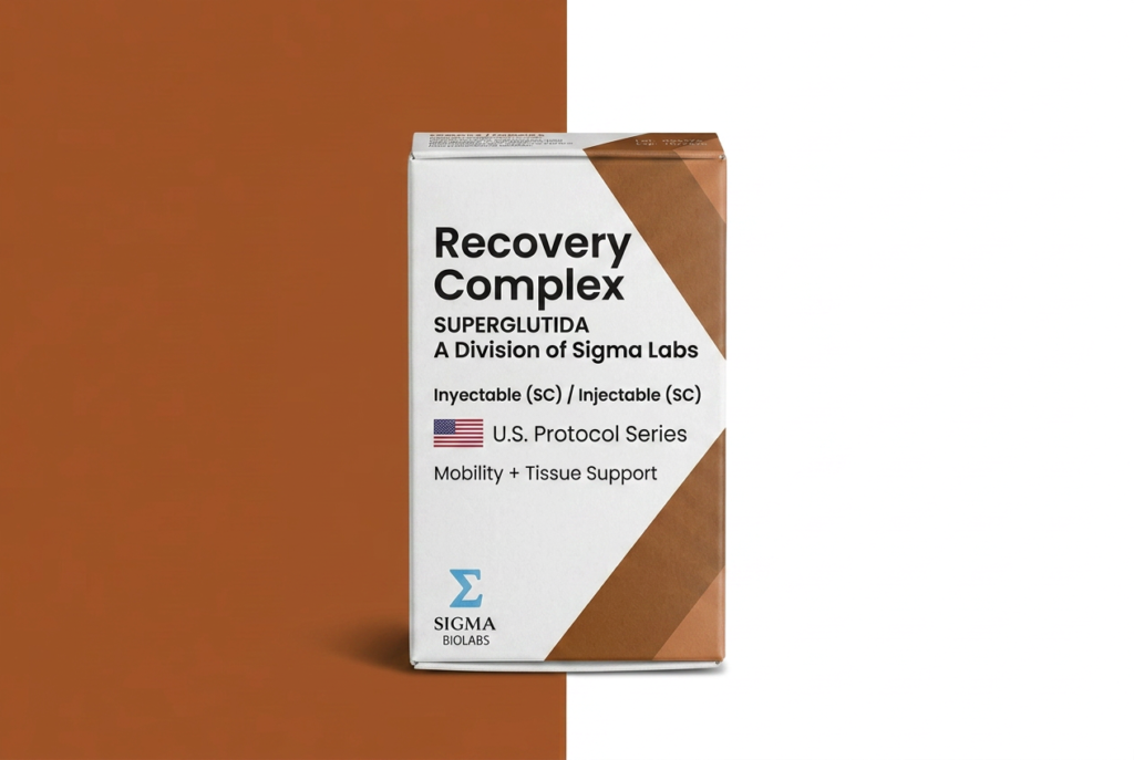 Recovery Complex box, vial, and bacteriostatic water for joint, tendon, and mobility support